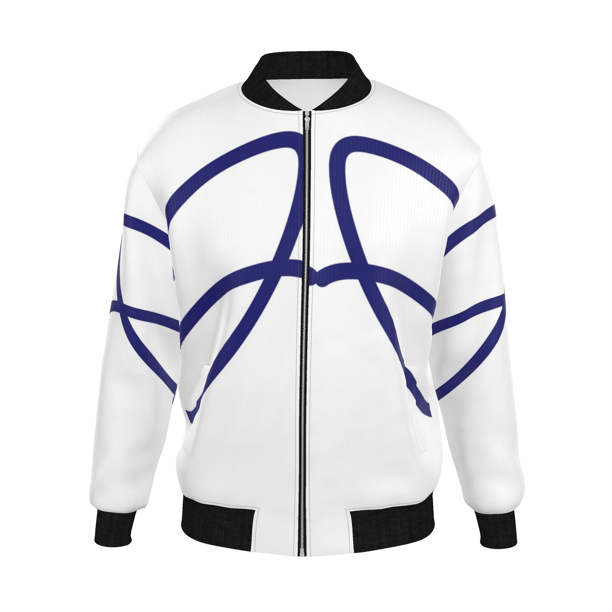 Mens Reversible Silk Bomber Jacket