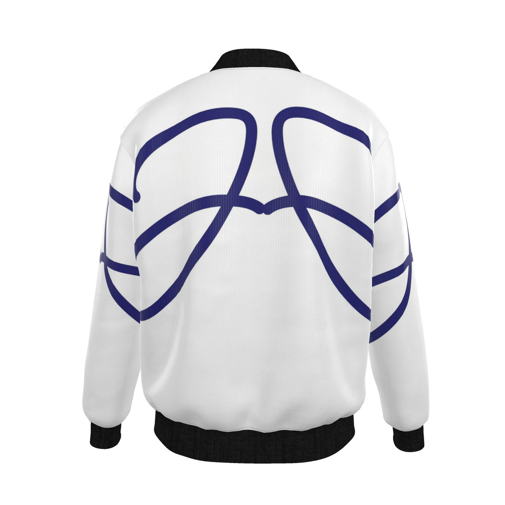 Mens Reversible Silk Bomber Jacket