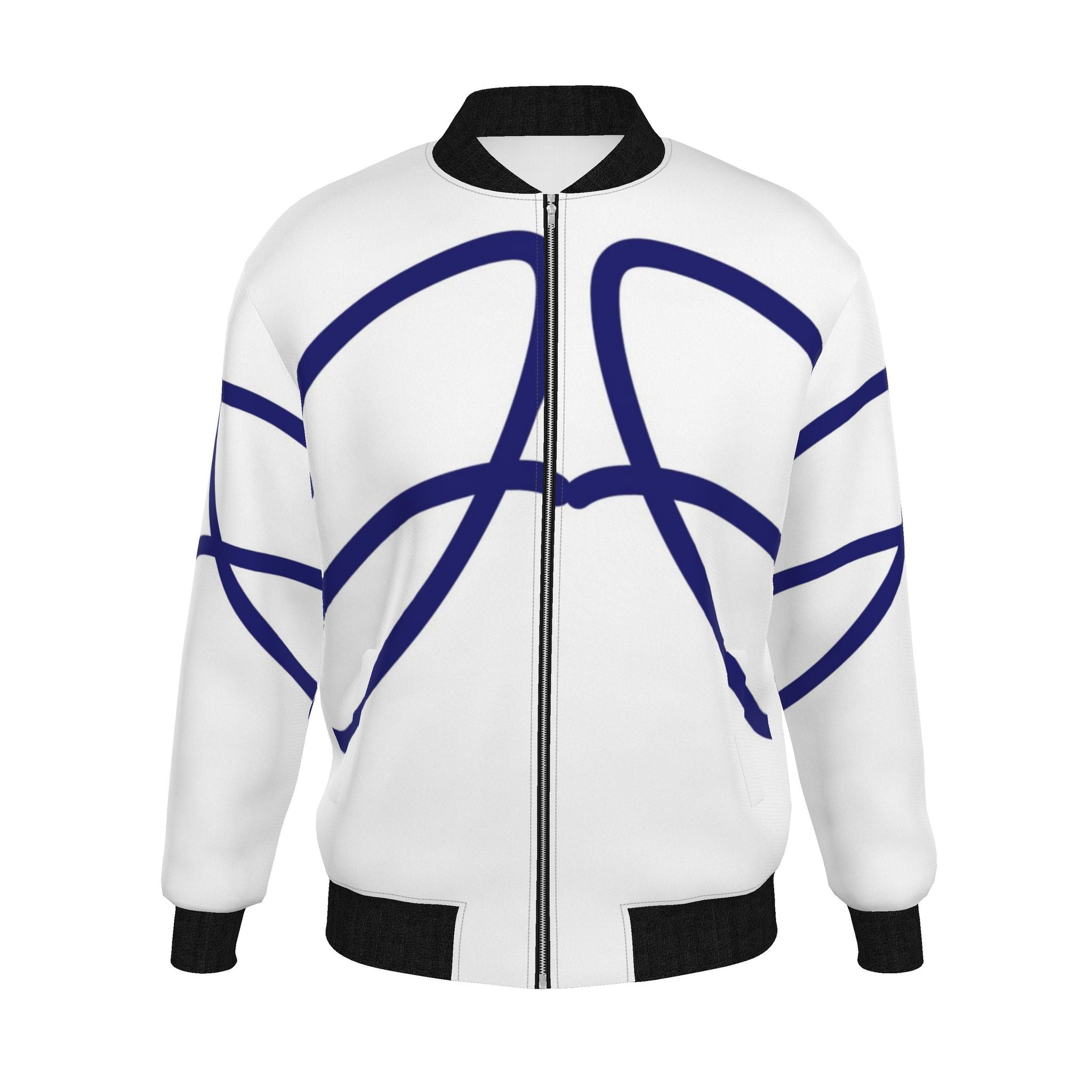 Mens Reversible Silk Bomber Jacket