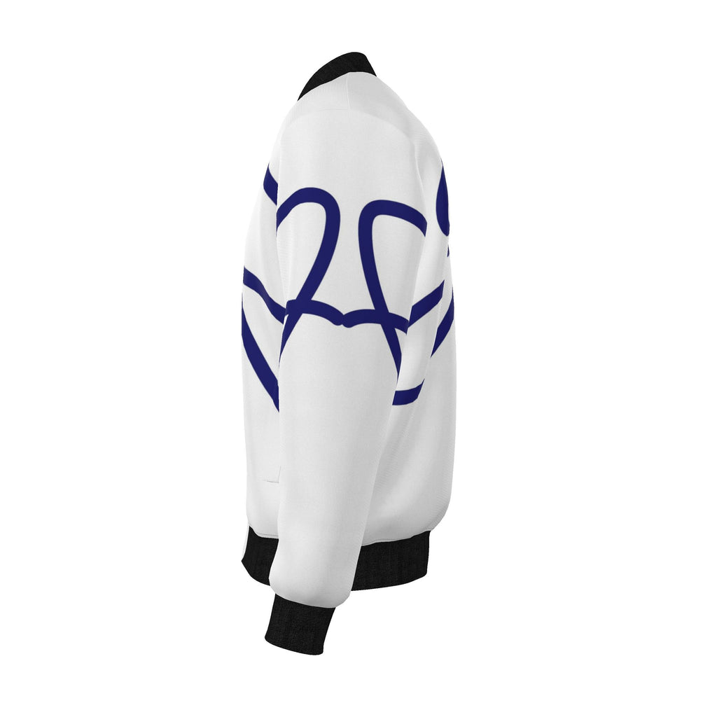 Mens Reversible Silk Bomber Jacket