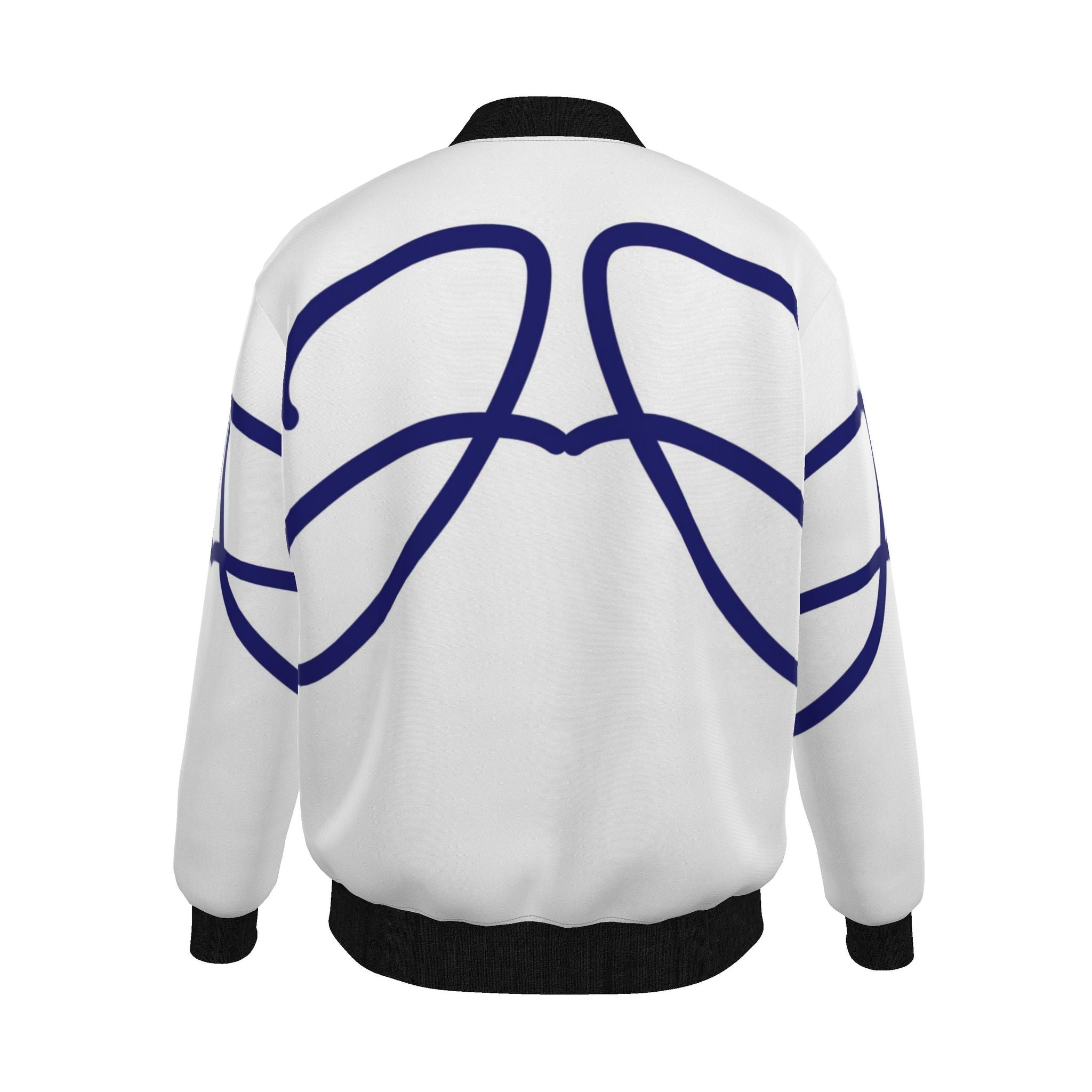 Mens Reversible Silk Bomber Jacket