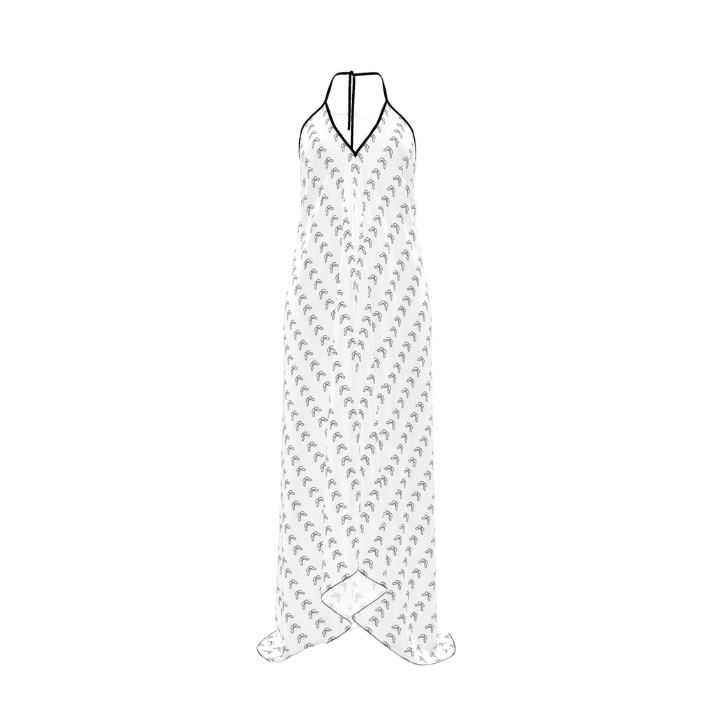 Double "J" Halter Maxi Dress