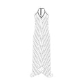 Double "J" Halter Maxi Dress