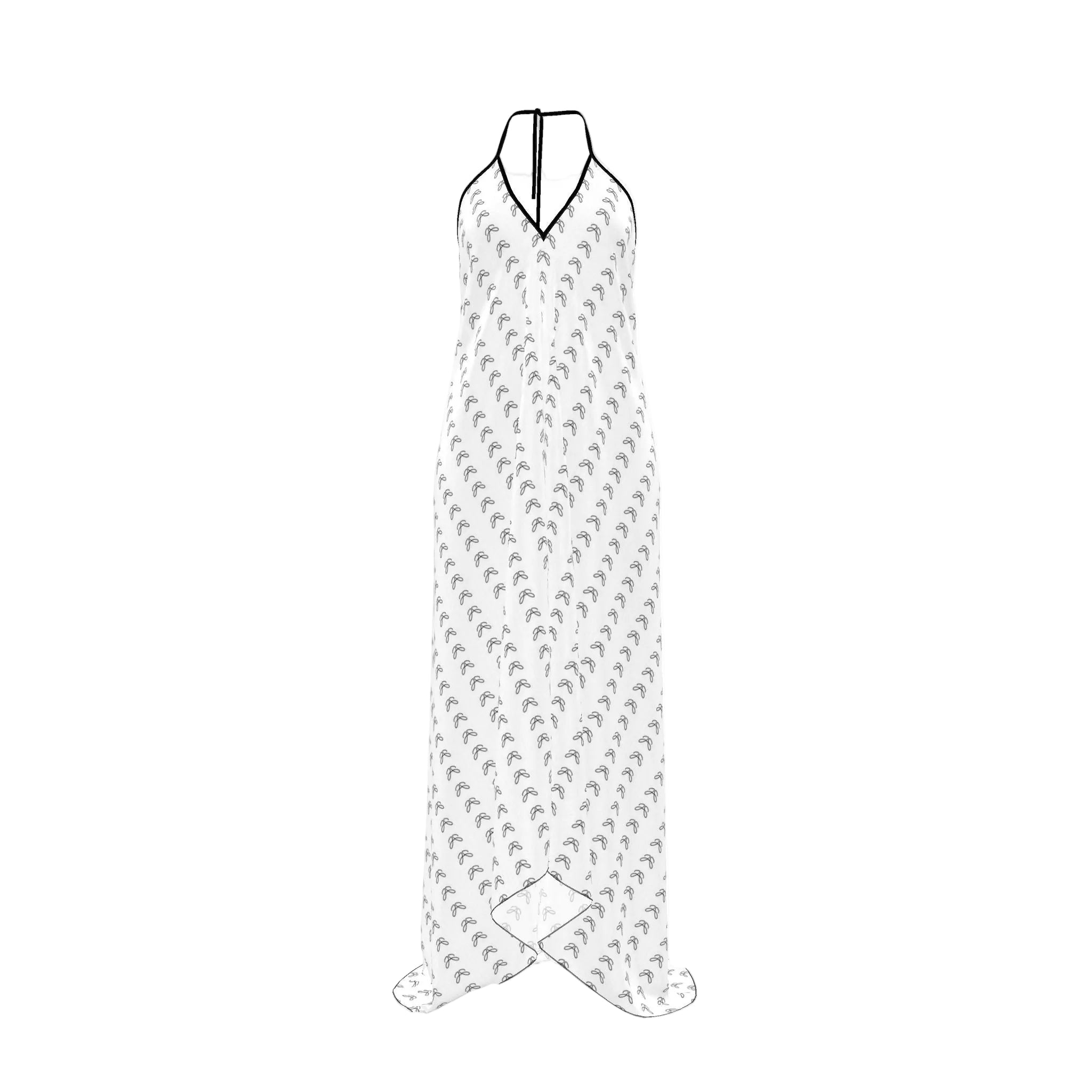 Double "J" Halter Maxi Dress