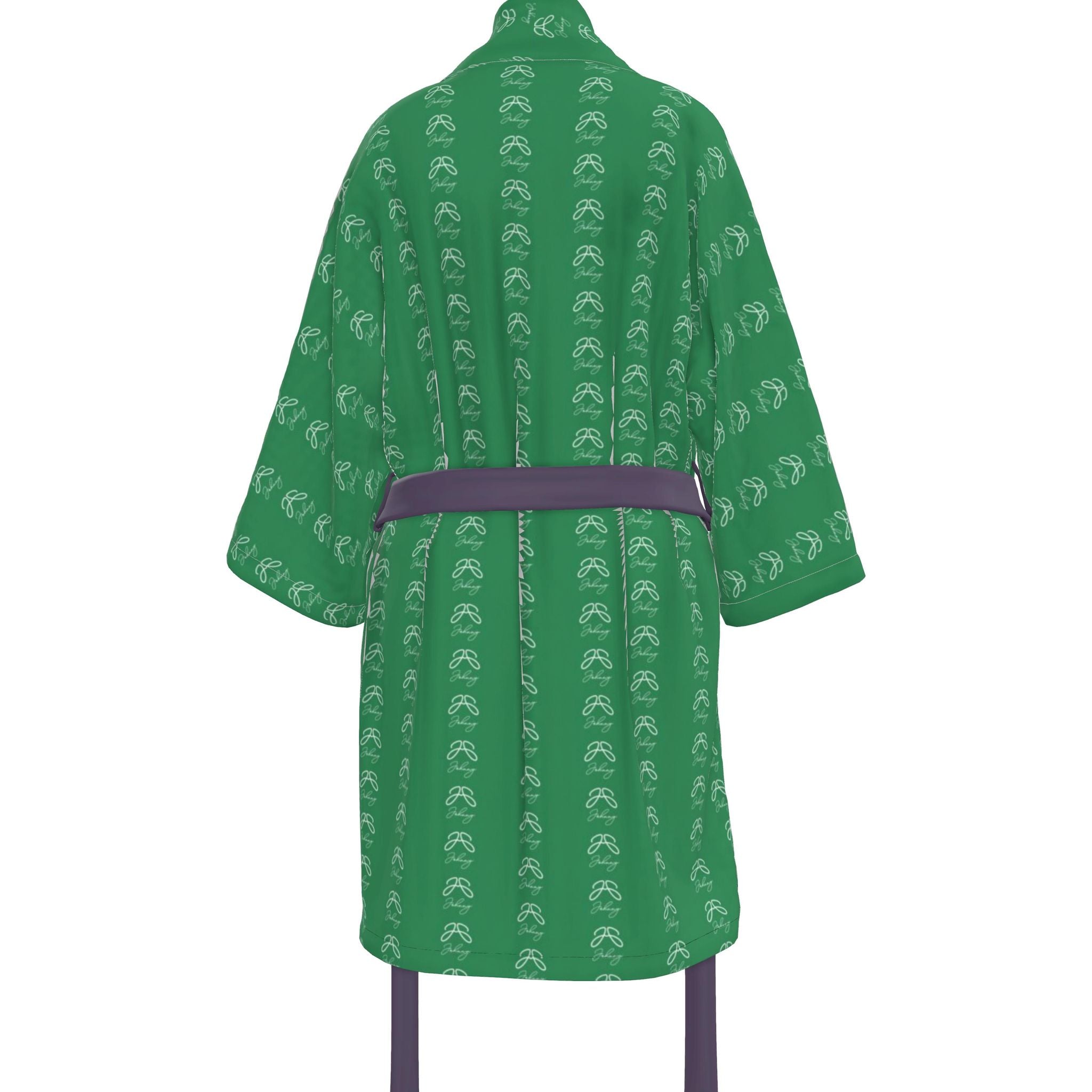 J O H N N Y logo Pattern Resort Kimono Shirt