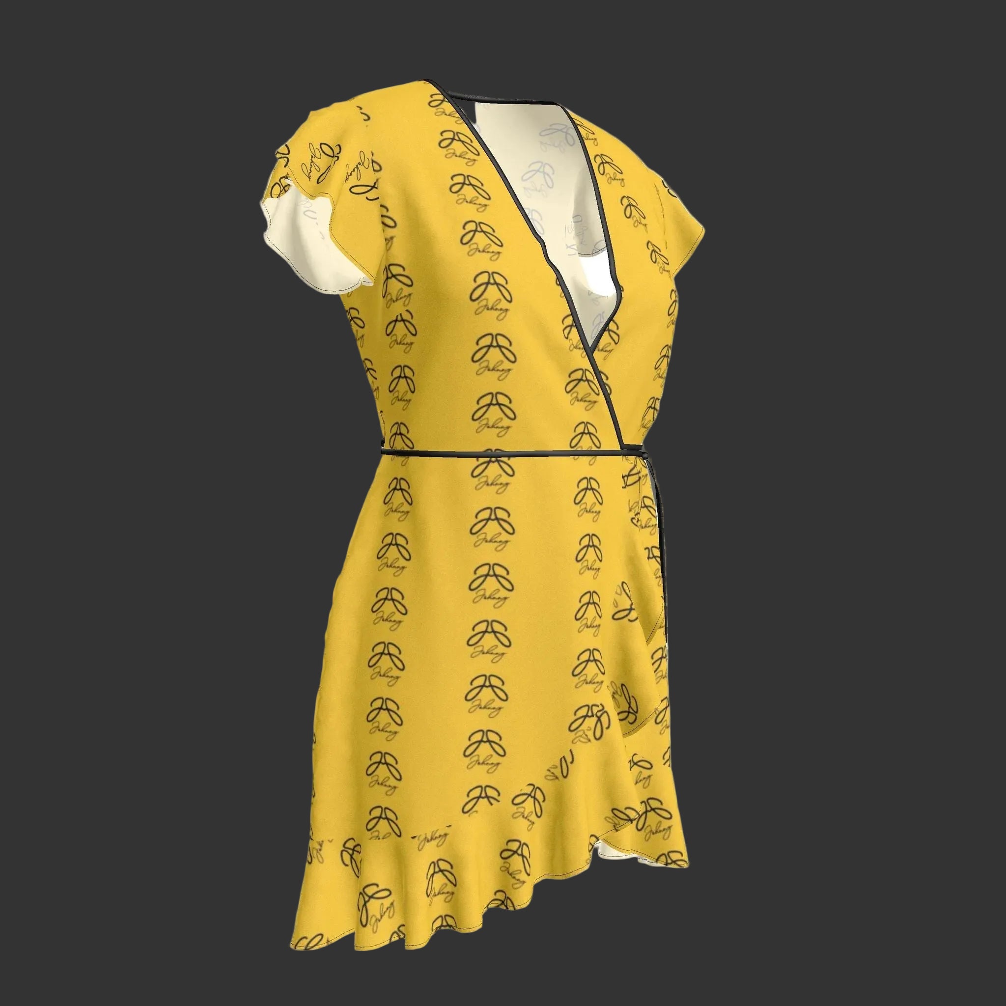Double “J” Tea Dress in Sunshine Yellow