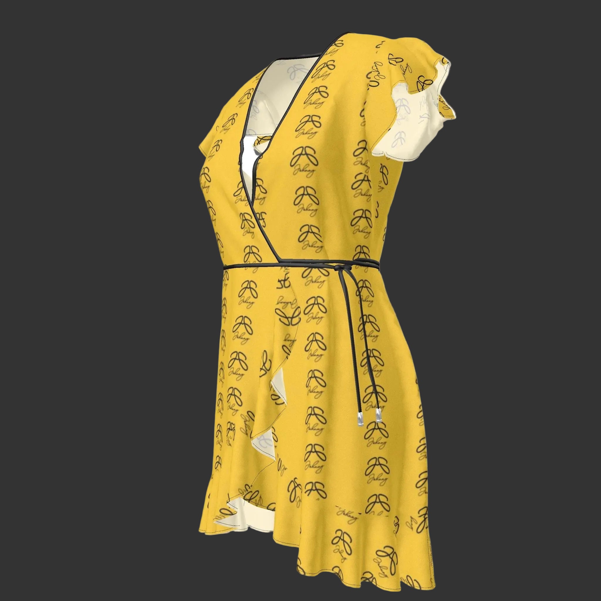 Double “J” Tea Dress in Sunshine Yellow