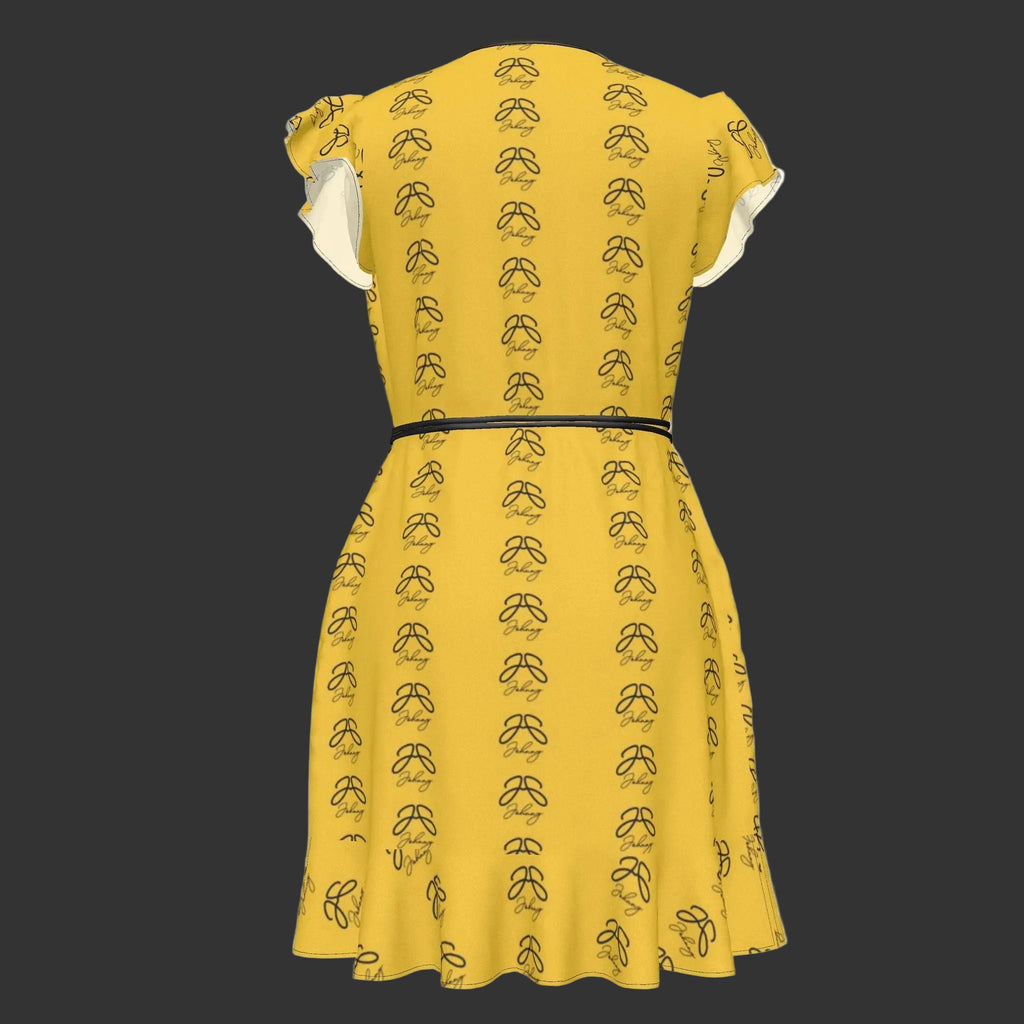 Double “J” Tea Dress in Sunshine Yellow
