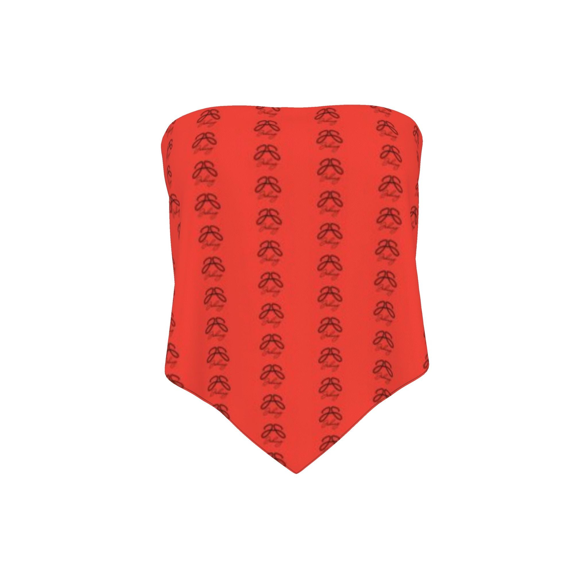 Double “J” Collection Bandana Top – Red Print