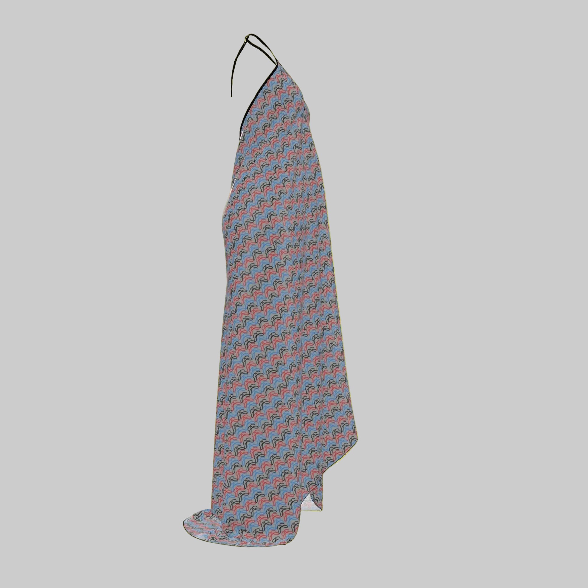 Double “J” Halterneck Backless Dress