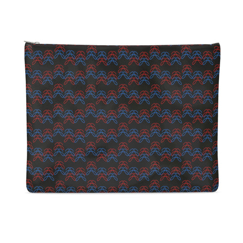 Double J leather clutch bag
