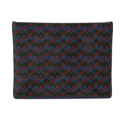 Double J leather clutch bag