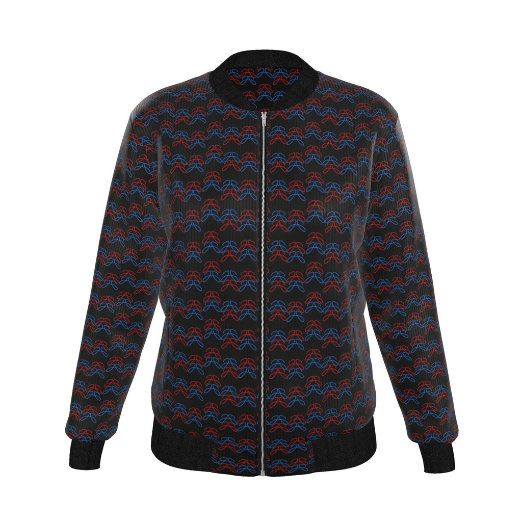 Reversible Wave Silk Bomber