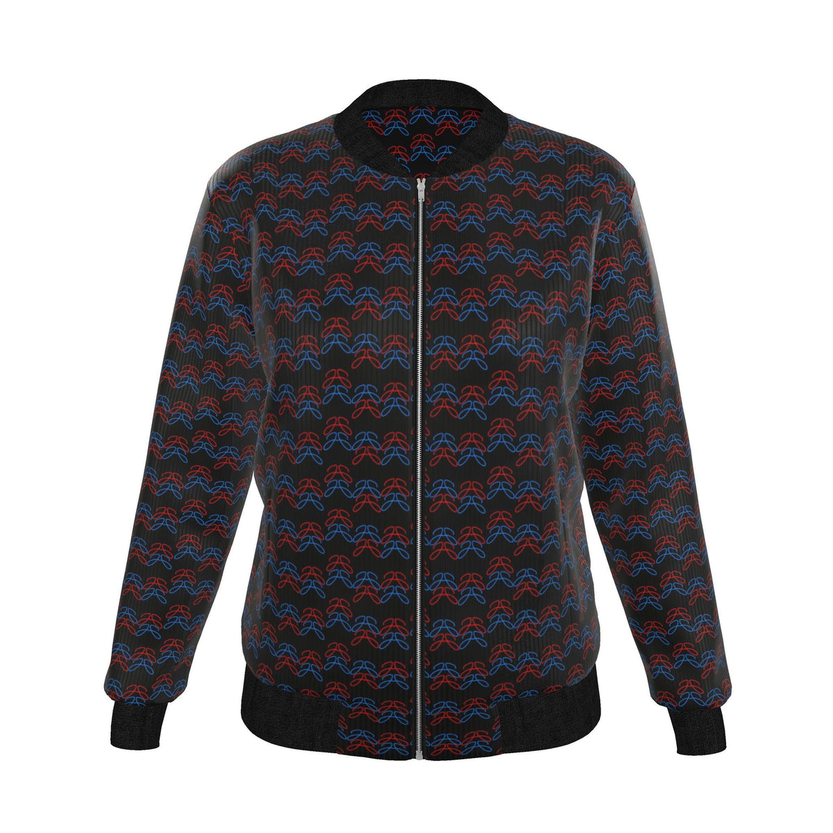 Reversible Wave Silk Bomber