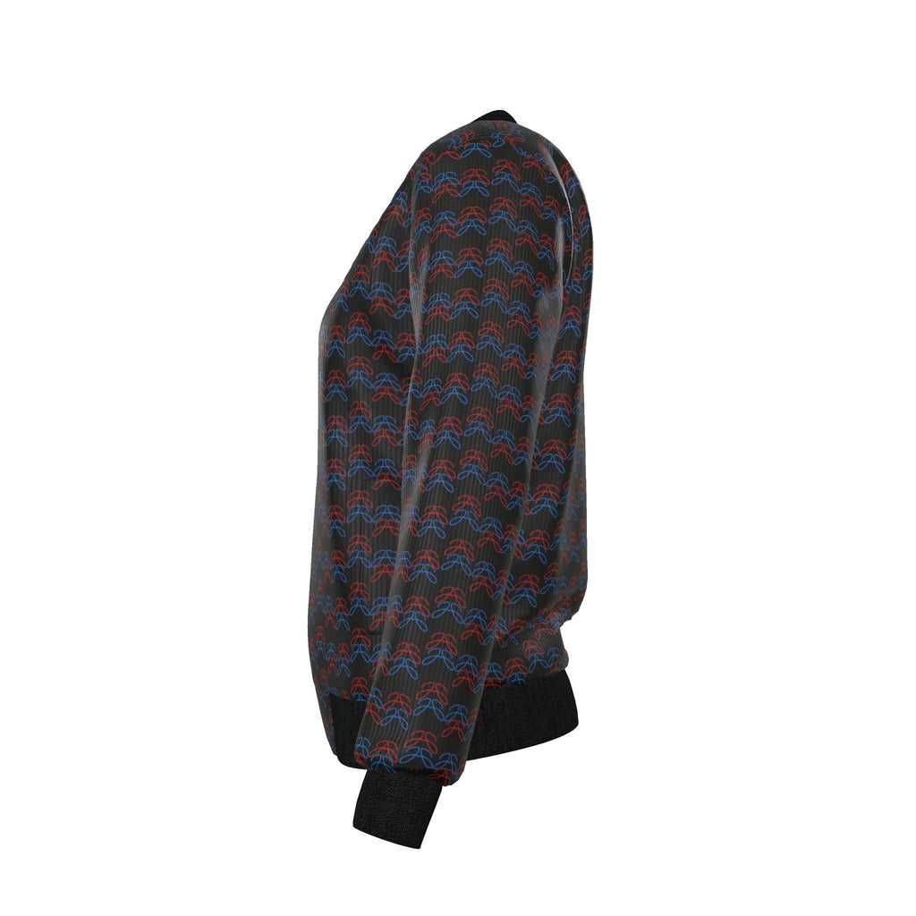 Reversible Wave Silk Bomber
