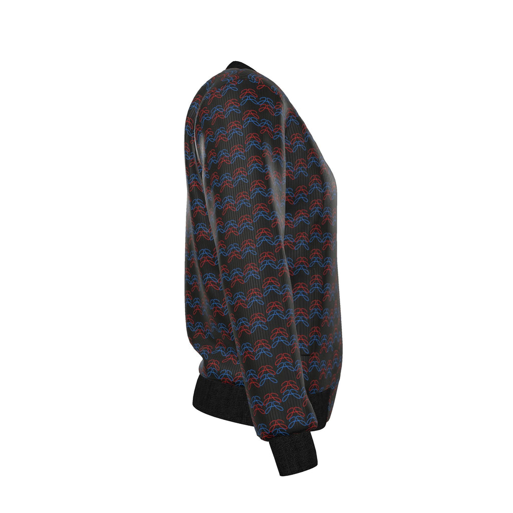 Reversible Wave Silk Bomber