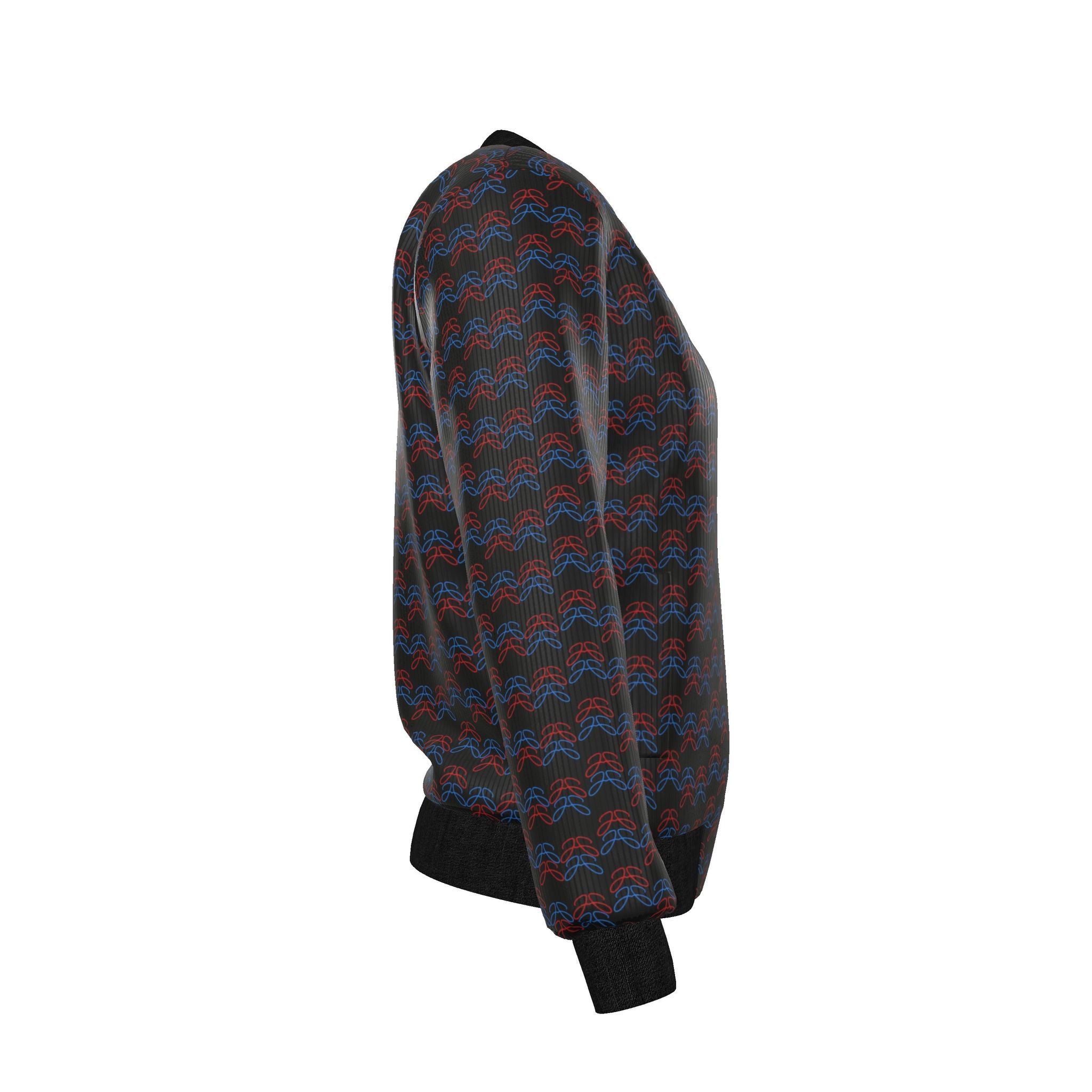 Reversible Wave Silk Bomber