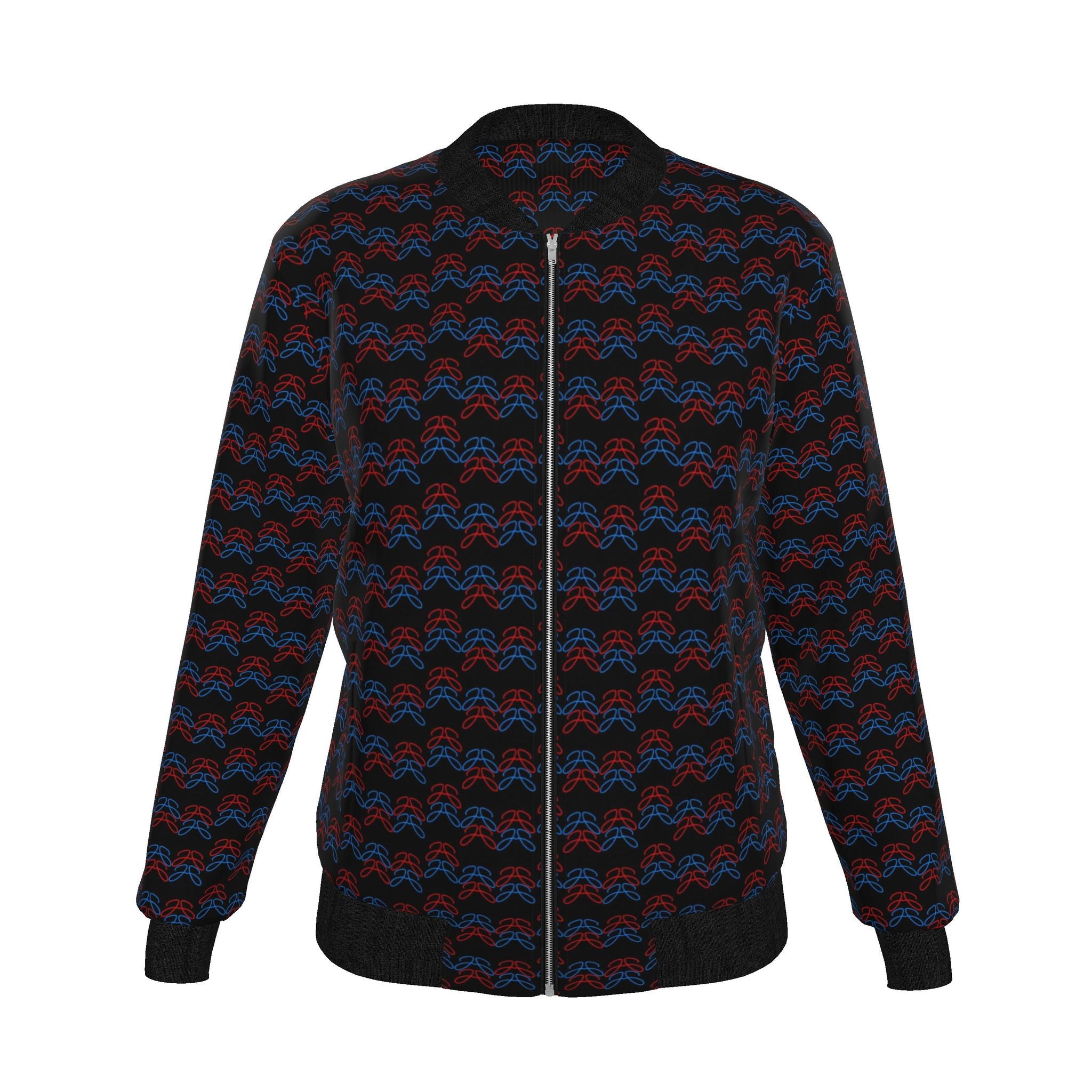 Reversible Wave Silk Bomber