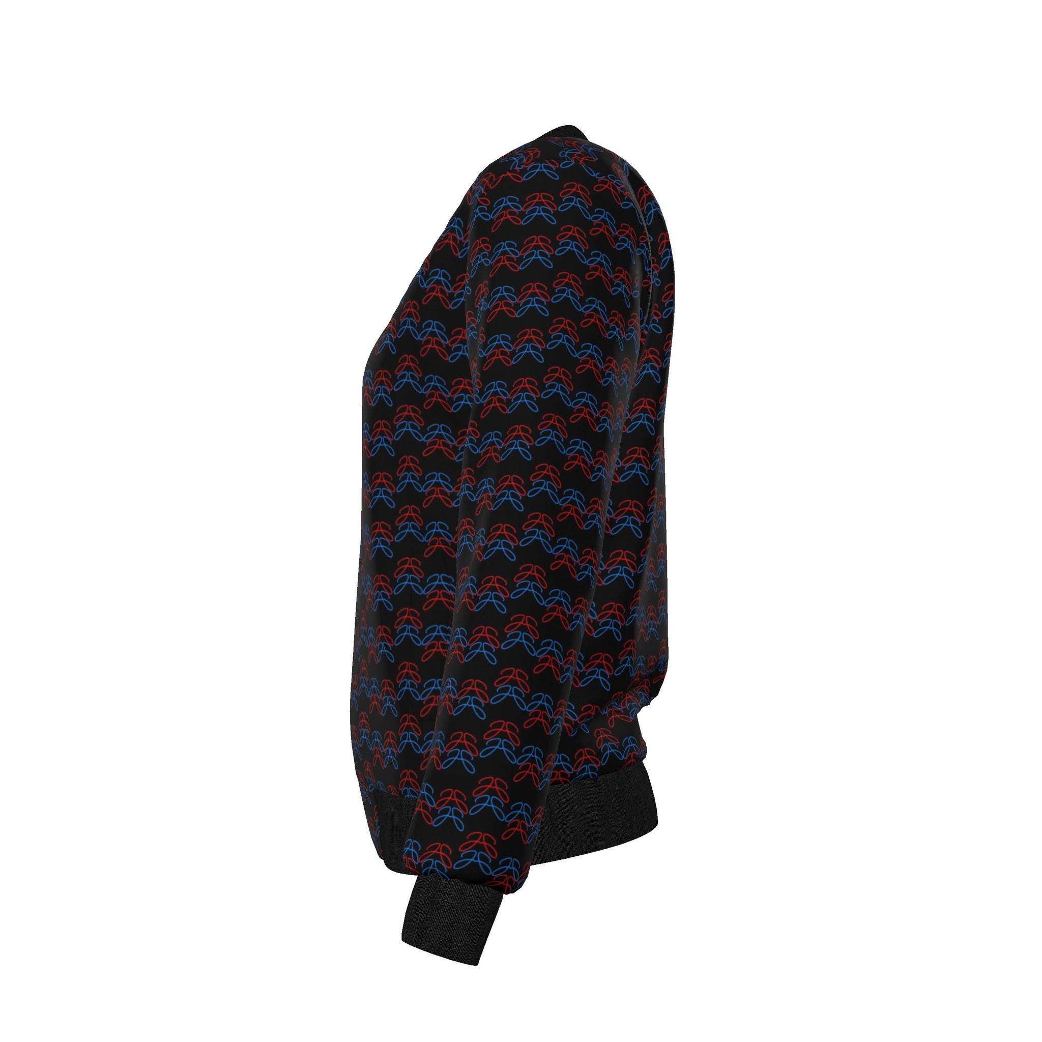 Reversible Wave Silk Bomber