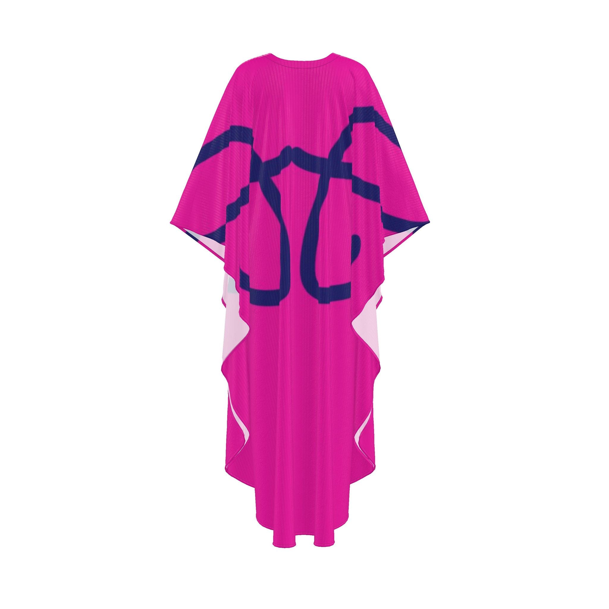 Fuchsia Wave Kaftan