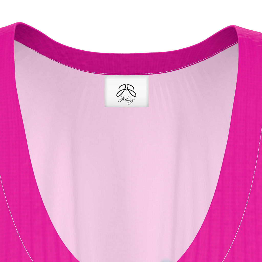 Fuchsia Wave Kaftan