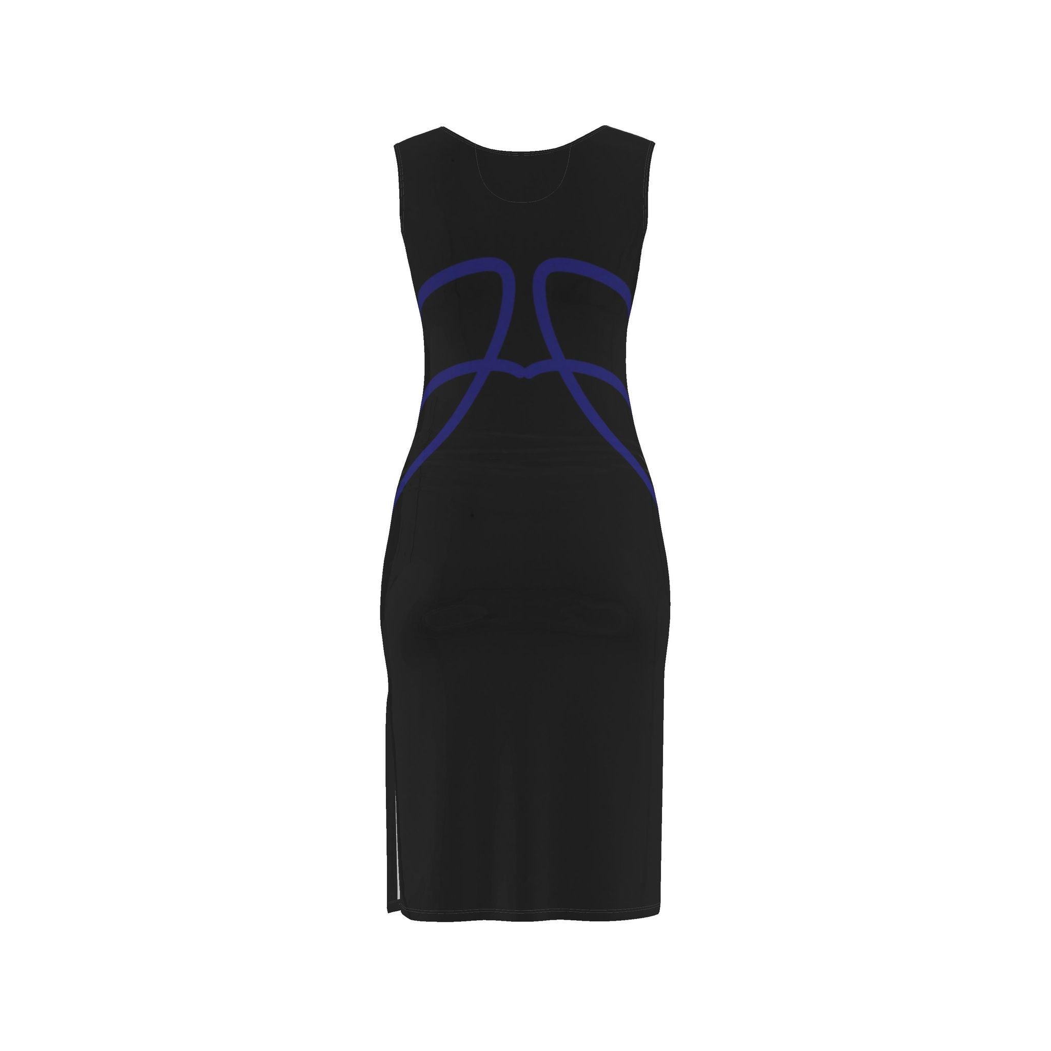 Noir Swirl Bodycon Dress