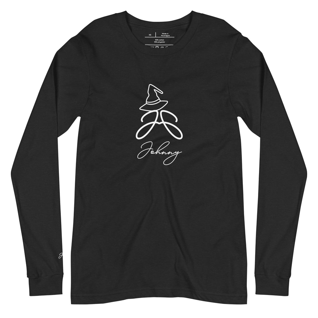 Unisex long sleeve logo tee, Halloween edition
