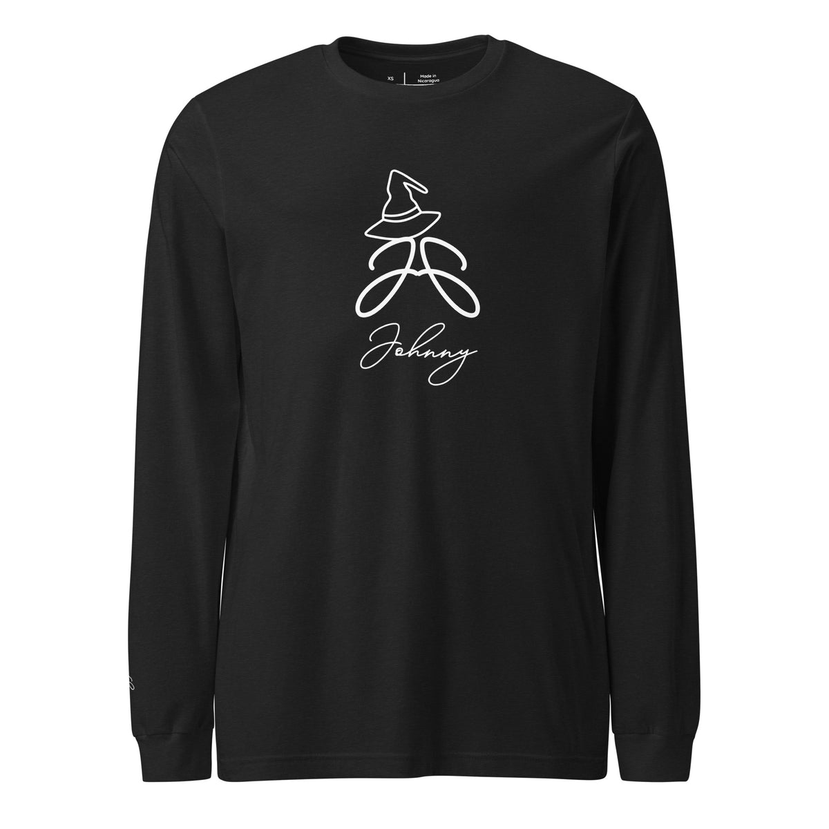 Unisex long sleeve logo tee, Halloween edition