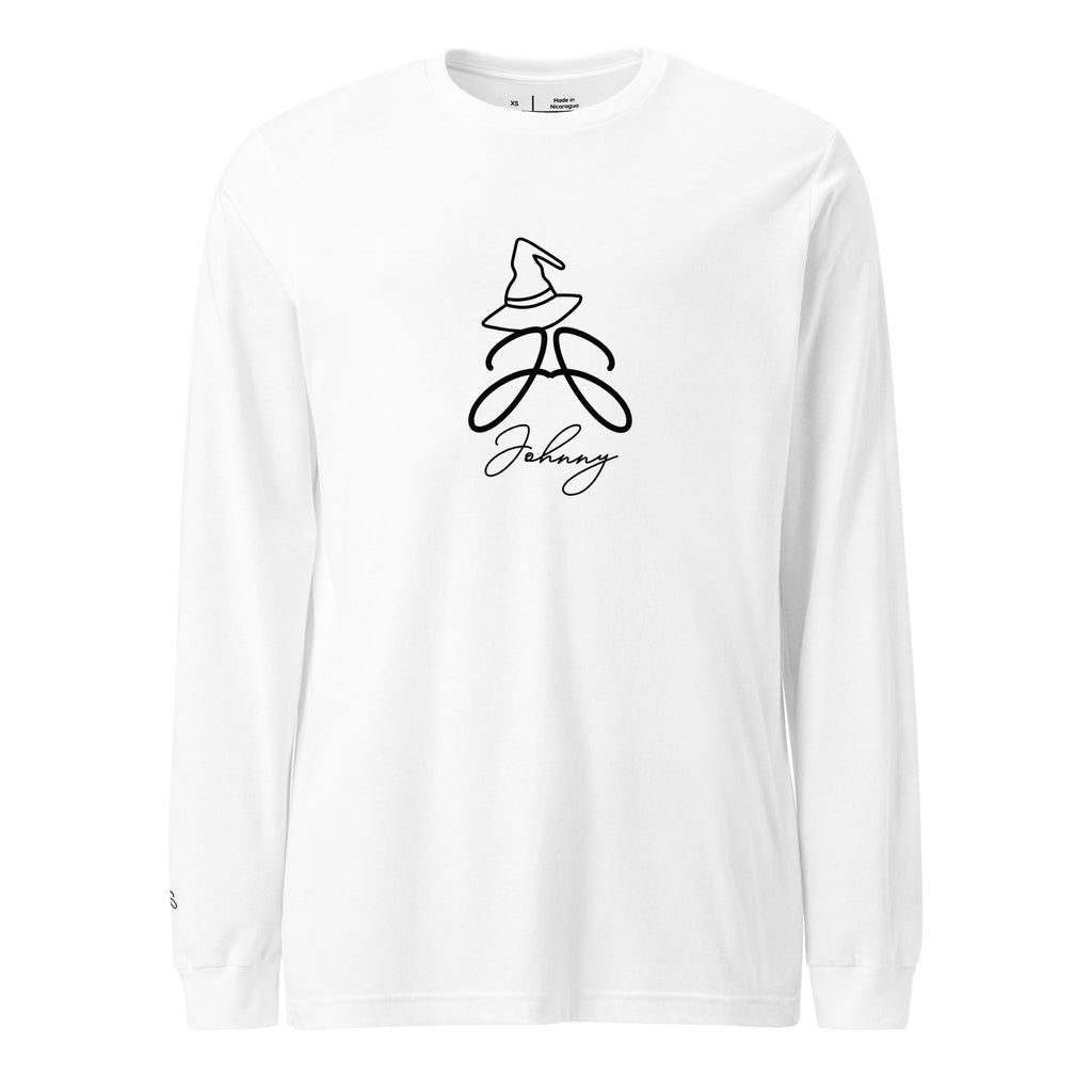 Unisex long sleeve logo tee, Halloween edition
