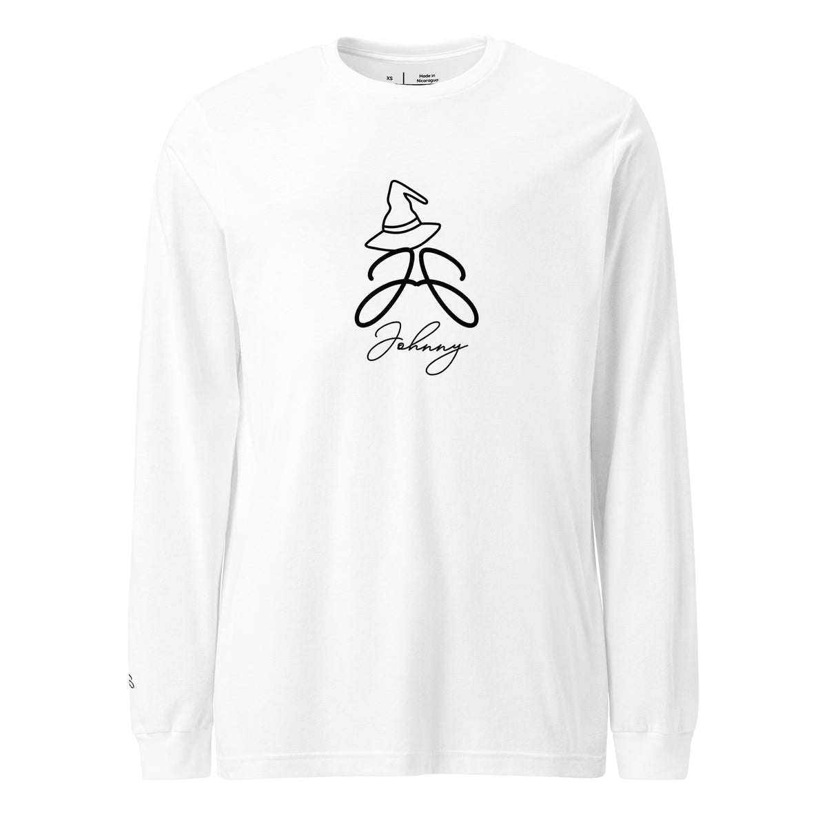 Unisex long sleeve logo tee, Halloween edition