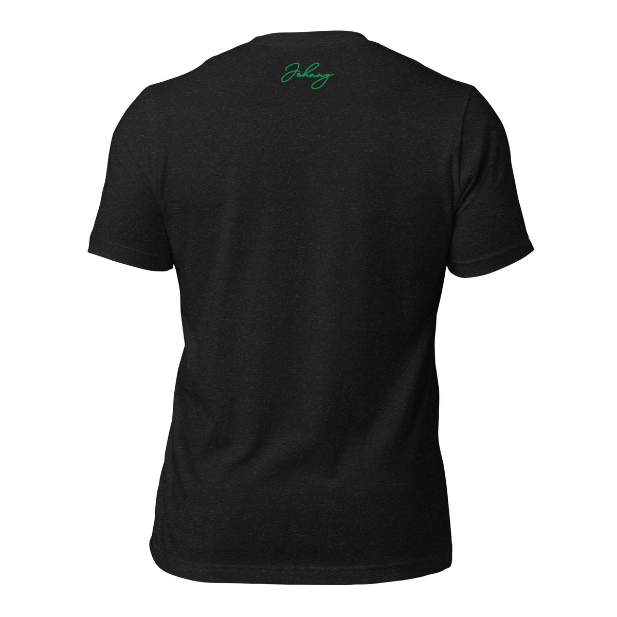 Unisex Halloween tee with burnt orange script logo