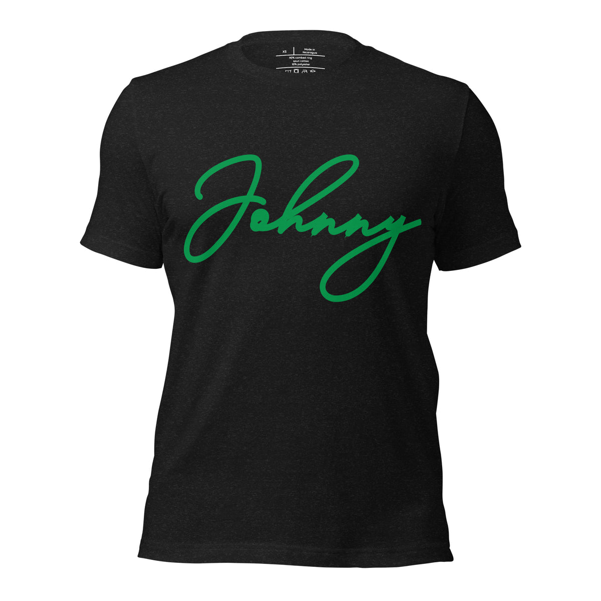 Unisex Halloween tee with burnt orange script logo