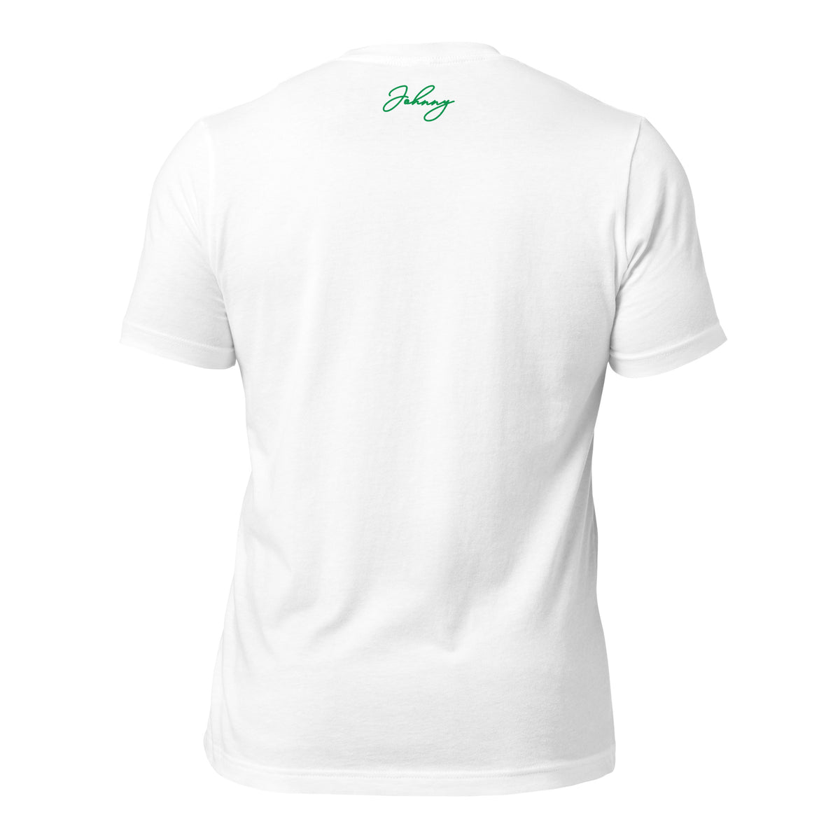 Unisex Halloween tee with burnt orange script logo